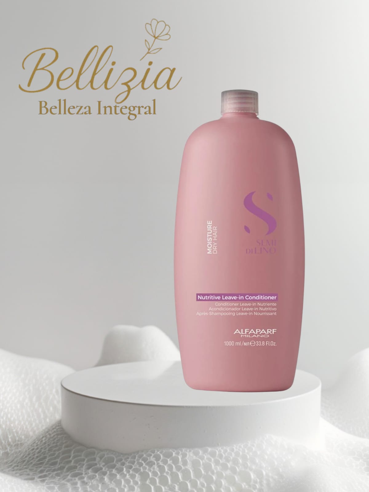 Acondicionador Alfaparf Semi Di Lino Moisture Cabello seco 1 Lt