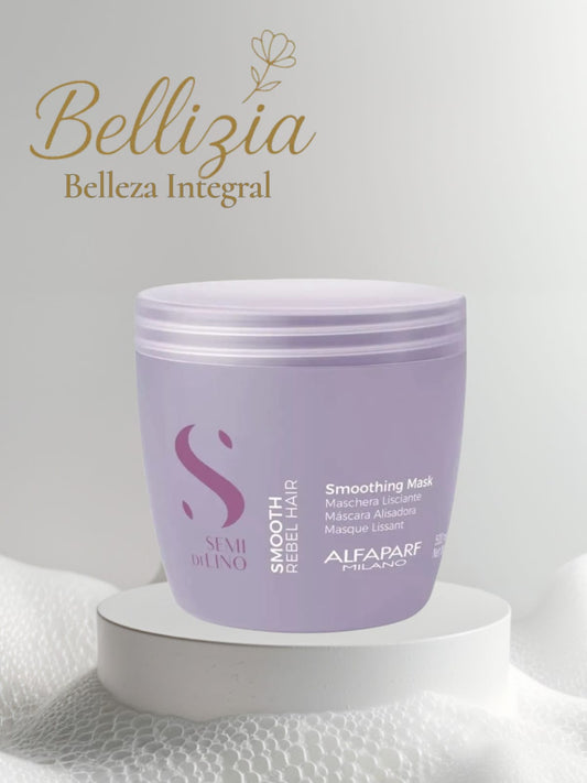 Alfaparf Semi Di Lino Smooth Rebel Hair Mascarilla 500 Ml para cabello rebelde
