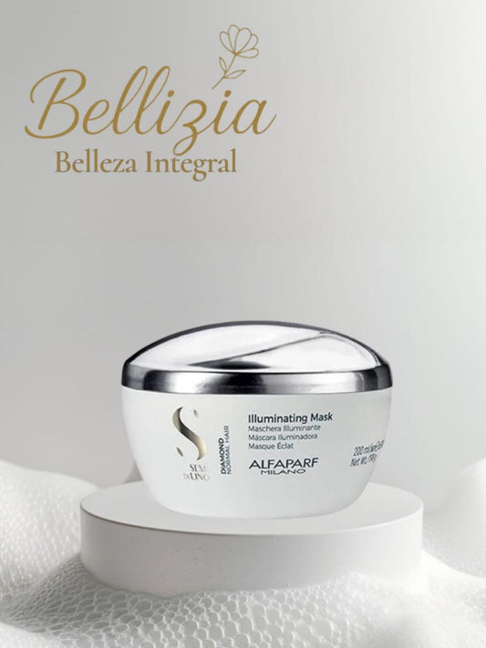Mascarilla Iluminadora Alfaparf Diamond 200 ml Semi Di Lino - Cabello normal