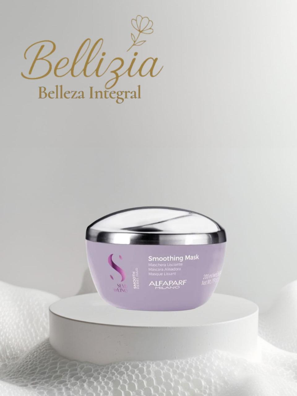 Alfaparf Semi Di Lino Smooth Rebel Hair Mascarilla 200 mL para cabello rebelde