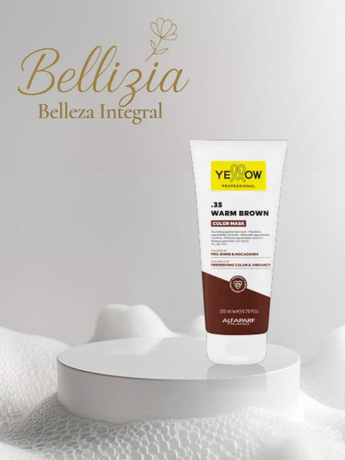 Color Mask Warm Brown .35 Yellow 200 Ml